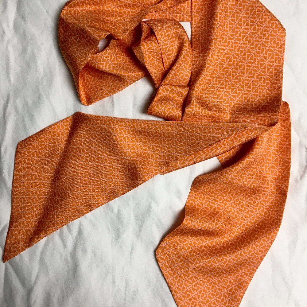 Vineyard Vines Orange Whale Sash or Scarf